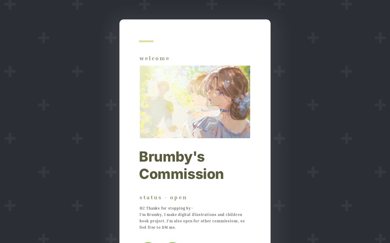 Carrd profile picture for @brumby